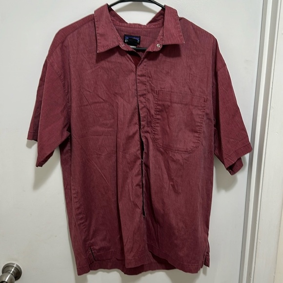 Patagonia Short Sleeve Snap Button Down Shirt size M - Picture 1 of 4